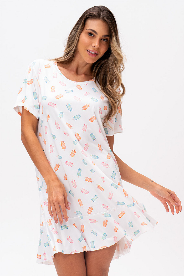 CAMISOLA COM BABADOS PICOLÉ - GIFTS FÉRIAS