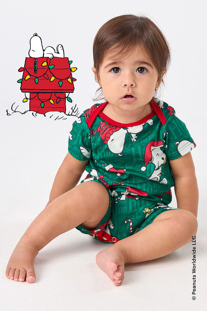 BODY MACAQUINHO CURTO BABY - SNOOPY'S BELL