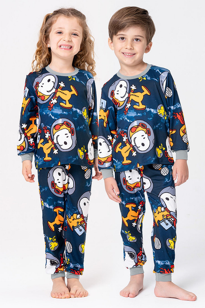 PIJAMA LONGO INFANTIL UNISSEX - SNOOPY NAUTA