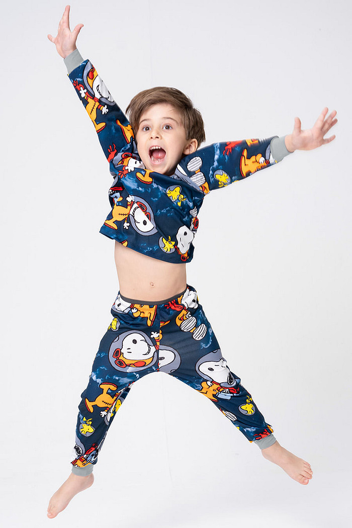 PIJAMA LONGO INFANTIL UNISSEX - SNOOPY NAUTA