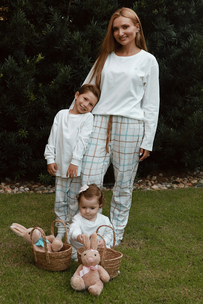 PIJAMA LONGO FEMININO XADREZ