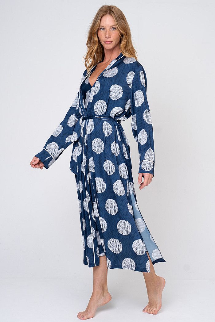 ROBE LONGO TOQUE DE SEDA POÁ 