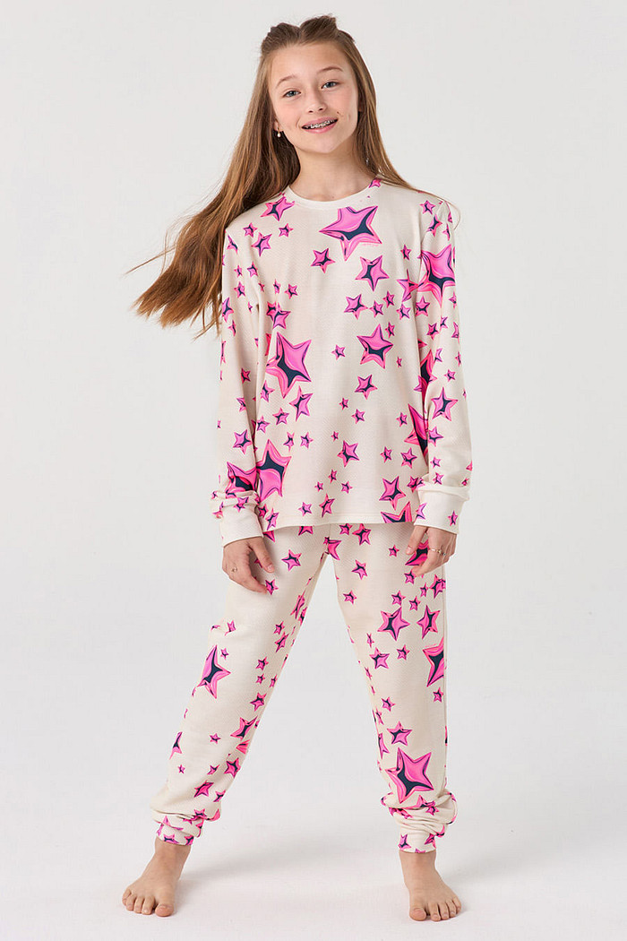 PIJAMA LONGO MOLETINHO JUVENIL - GLAM