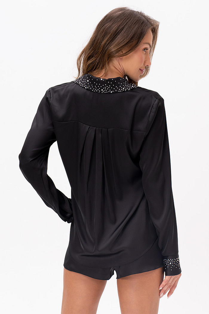 PIJAMA ACETINADO AMERICANO - YES, I DO