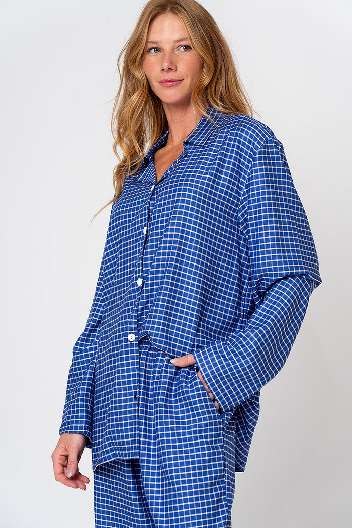 PIJAMA LONGO AMERICANO UNISSEX VICHY 