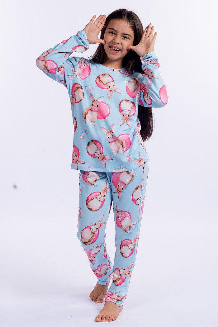 PIJAMA FEMININO JUVENIL EM MOLETINHO