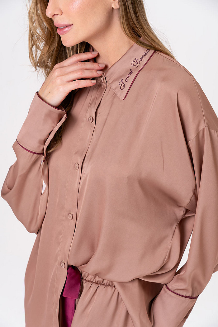 PIJAMA AMERICANO COM BORDADO - SERENA