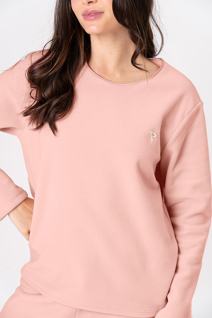 PIJAMA DE SOFT FEMININO - CLÁSSICO SOFT ROSÊ