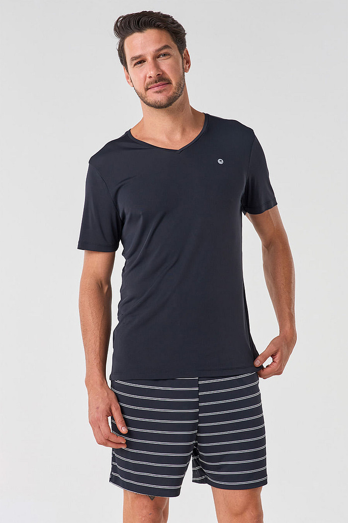 PIJAMA GELADINHO MASCULINO LISTRAS - MAGNÓLIA