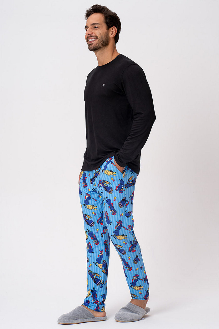 PIJAMA LONGO MASCULINO - PENÉLOPE PITSTOP