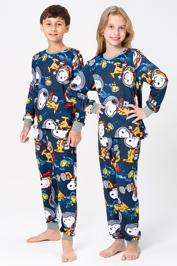 PIJAMA LONGO JUVENIL UNISSEX - SNOOPY NAUTA
