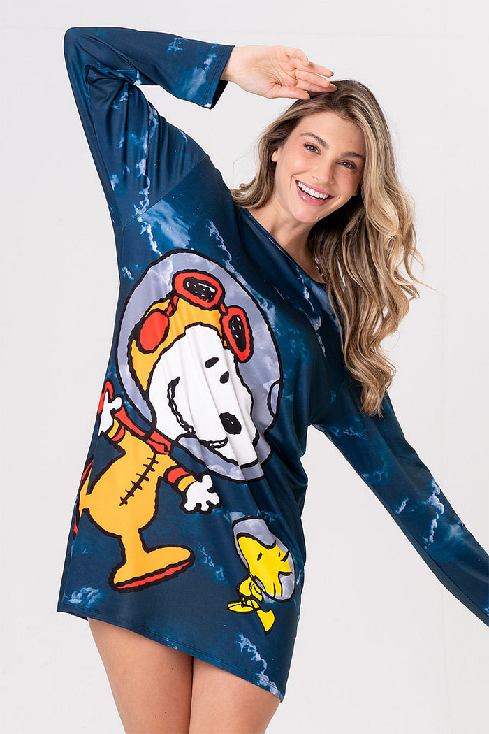 CAMISOLA DE MANGA LONGA - SNOOPY NAUTA