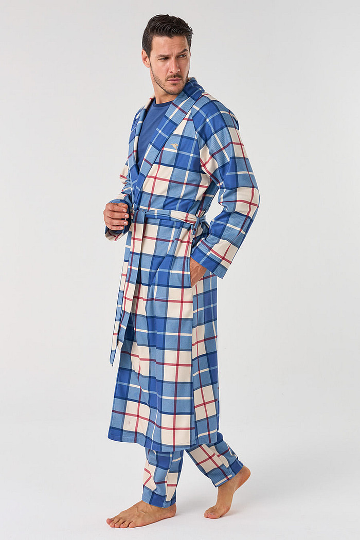 ROBE MASCULINO FLANELA - ROYAL FLUSH