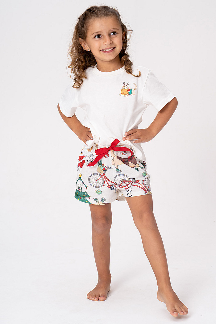 PIJAMA DE ALGODÃO INFANTIL MENINO - NATAL AU