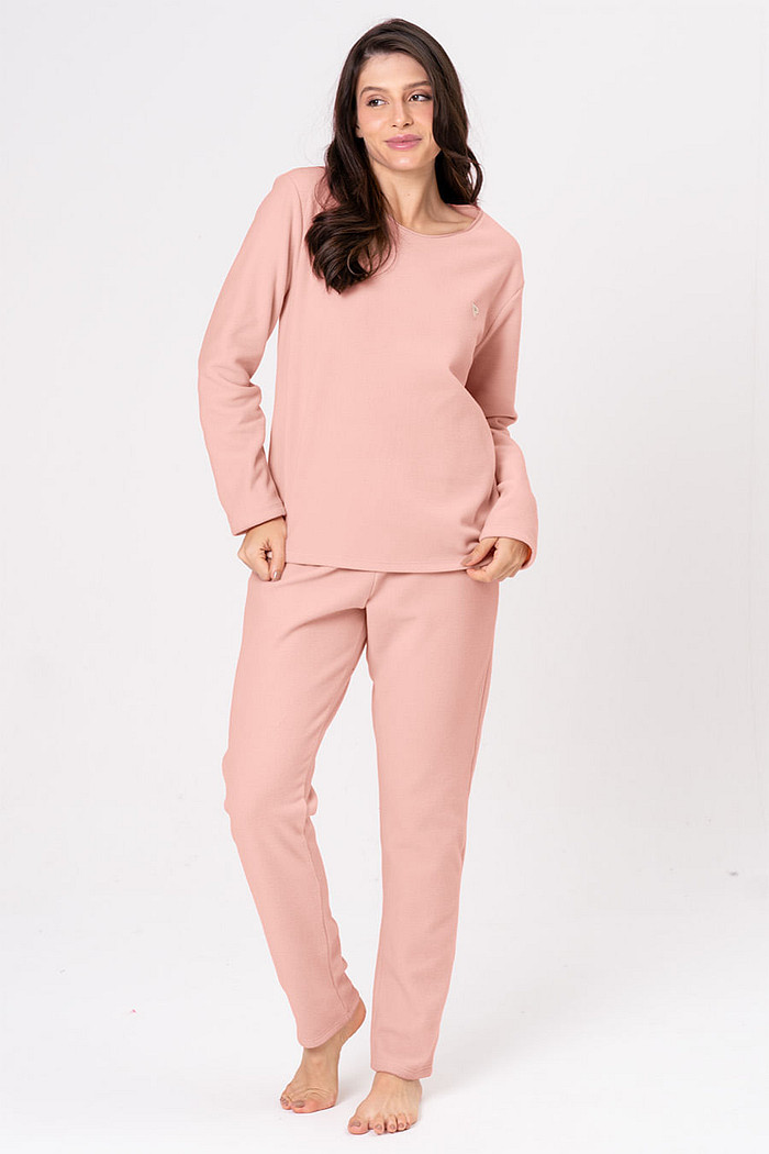 PIJAMA DE SOFT FEMININO - CLÁSSICO SOFT ROSÊ