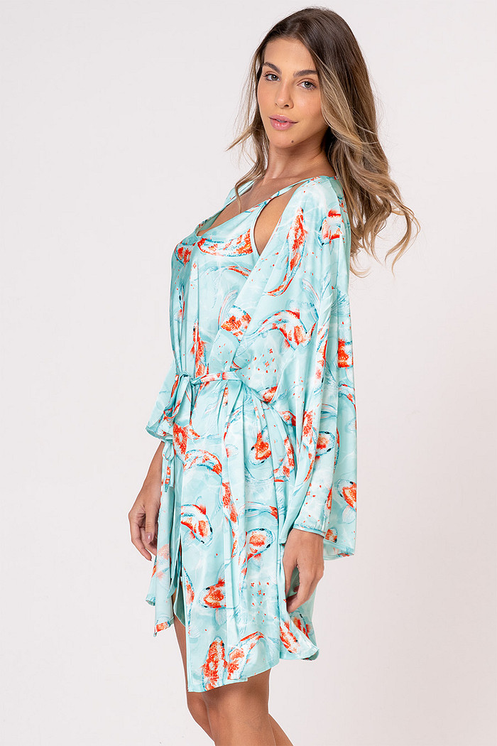 ROBE ACETINADO - DOCE ÁGUA