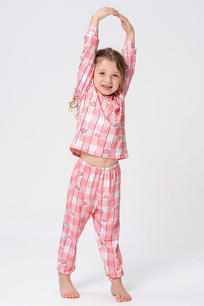 PIJAMA LONGO INFANTIL TOQUE DE PÊSSEGO - PINKNIC