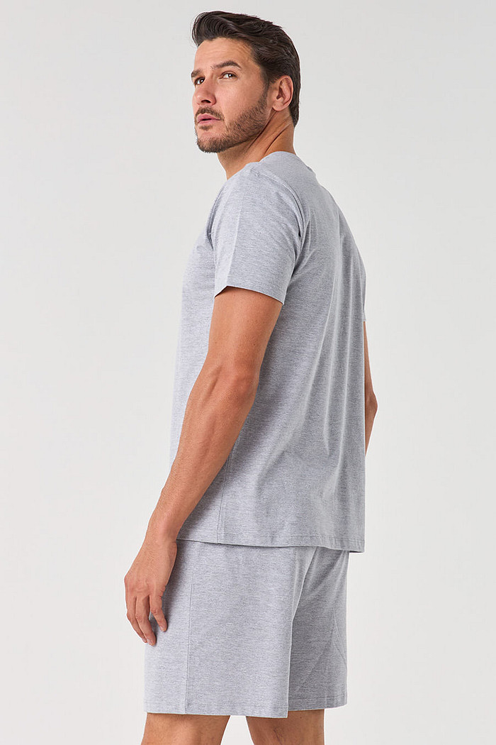 CAMISETA MASCULINA MEIA MALHA - ETERNO