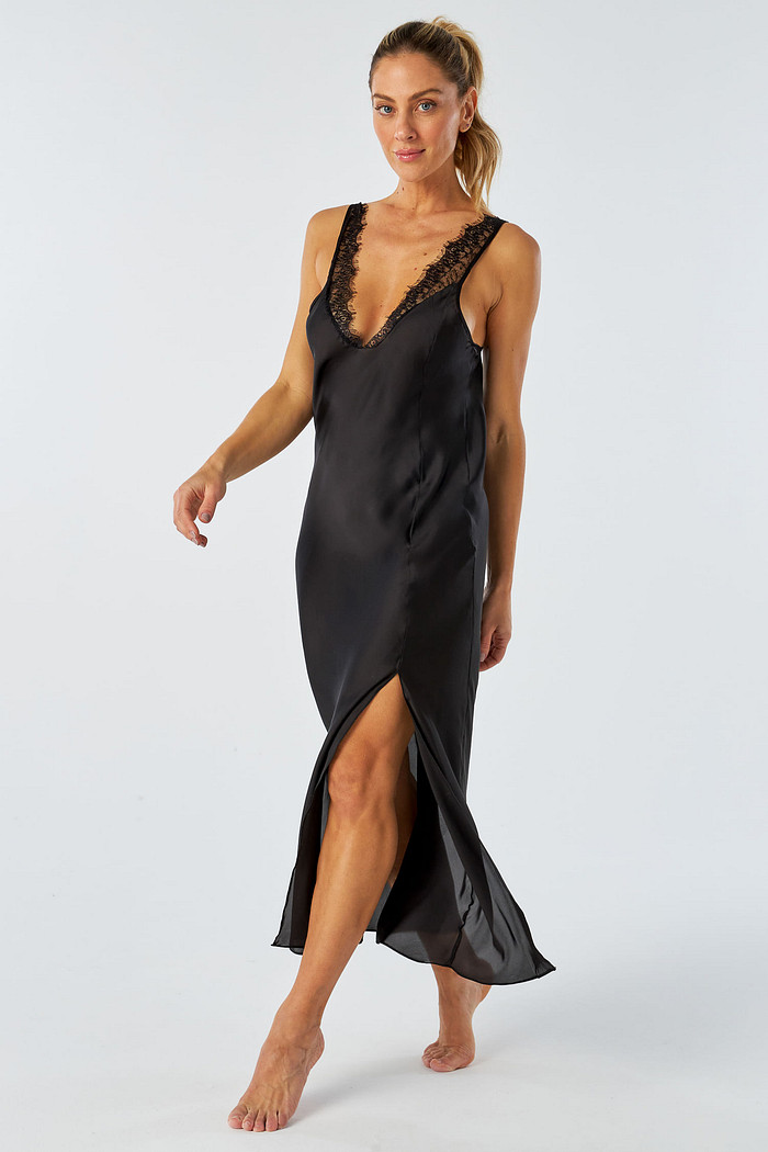 CAMISOLA LONGA TOQUE DE SEDA - YES, I DO