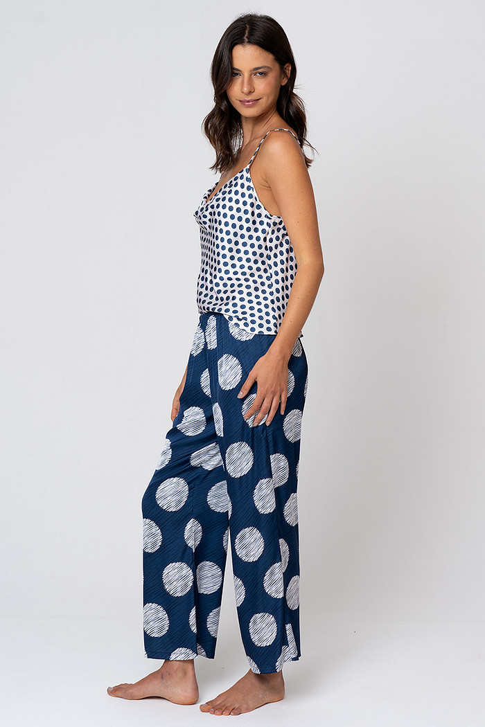 PIJAMA FEMININO DE ALÇA POÁ TOQUE DE SEDA 