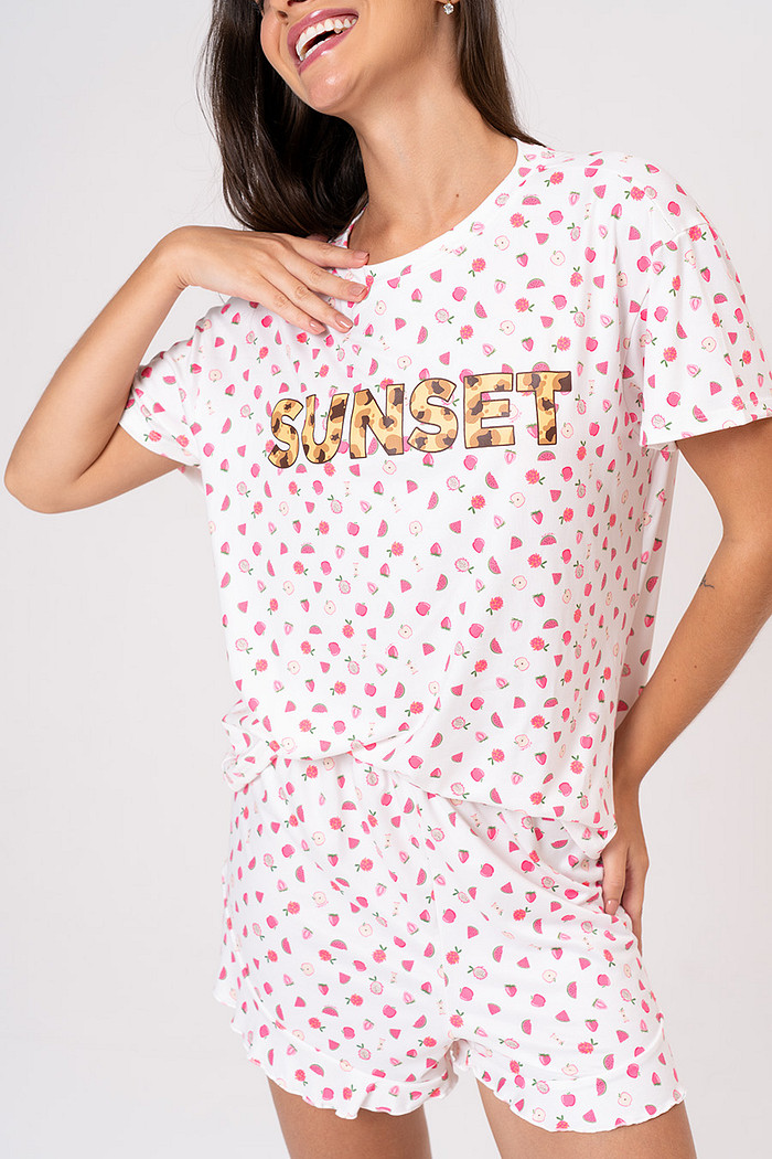 PIJAMA FEMININO CURTO - CALIFÓRNIA