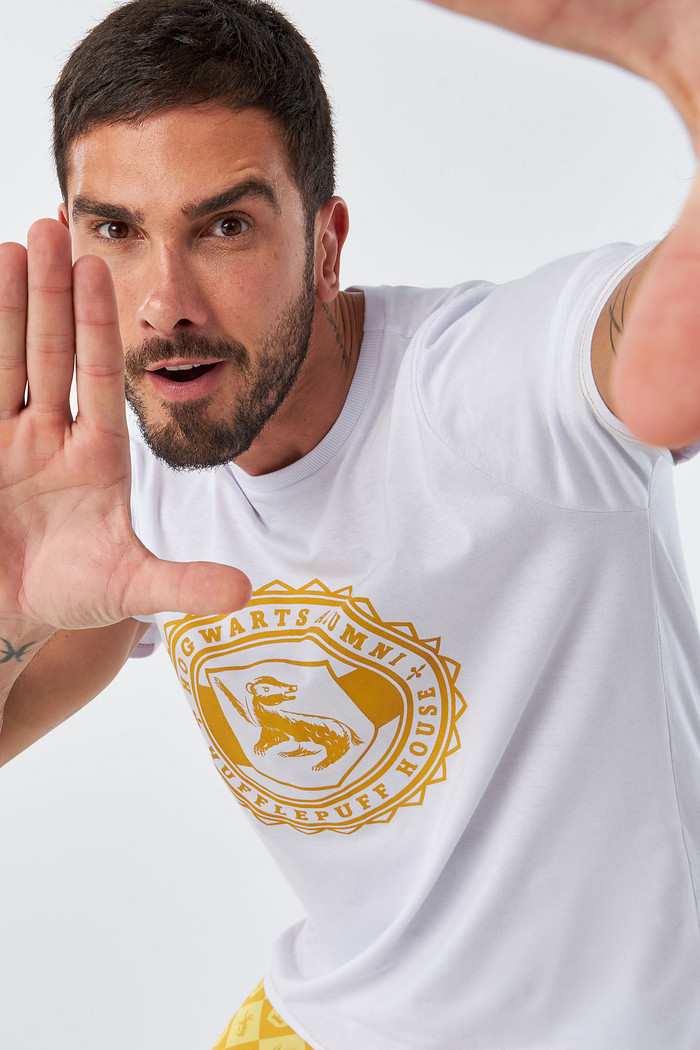 PIJAMA CURTO MASCULINO LUFA-LUFA - HARRY POTTER