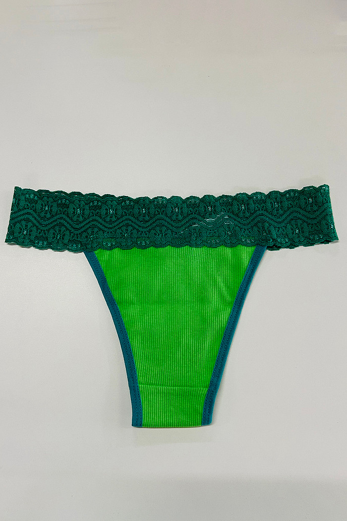 CALCINHA BASICA - RENDA EM CORES VARIADAS