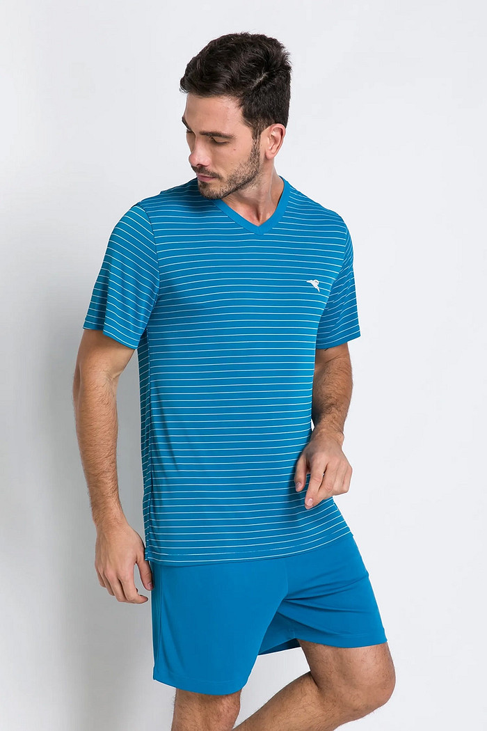 PIJAMA PLUME CURTO DECOTE V - CERENA