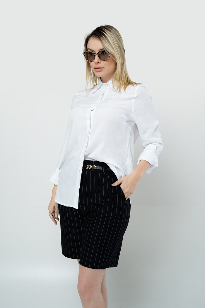 Camisa Manga Longa - Branca