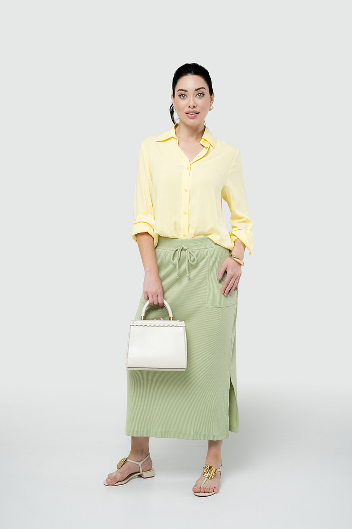 Camisa Manga Longa - Amarela