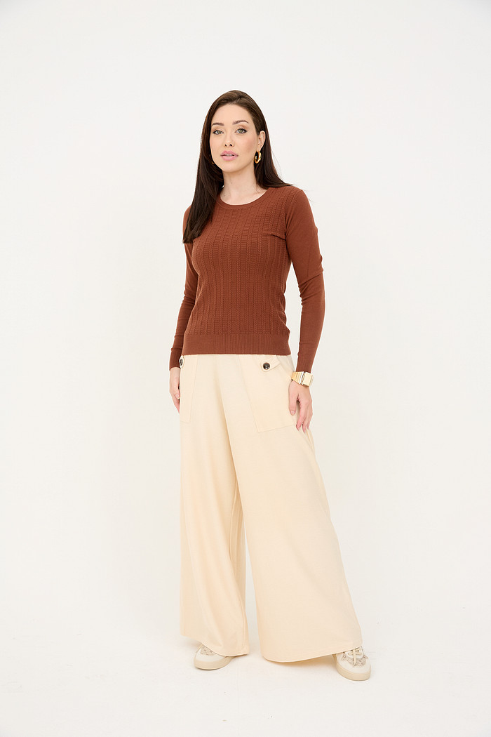 Blusa em Tricot Lyon - Chocolate