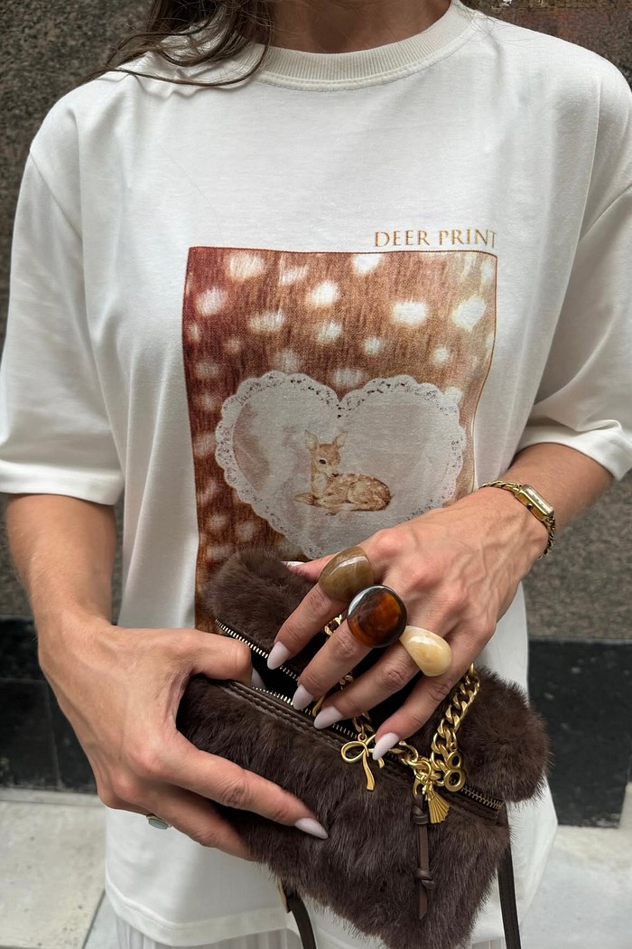 T-shirt animal print Bambi