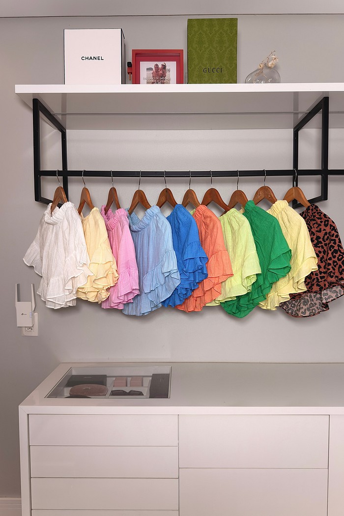 Short saia  com babados Eduarda