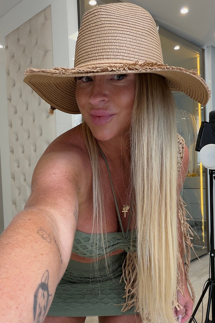 Chapéu em Palha Modelo Fedora