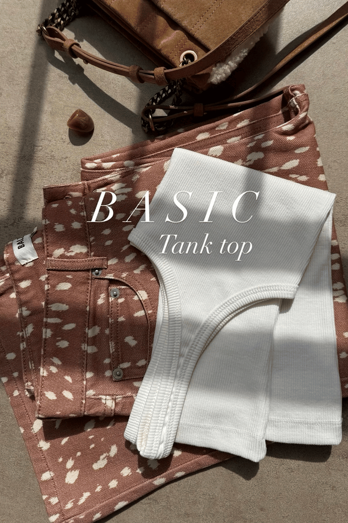 Blusa regata canelada de ribana Bianca