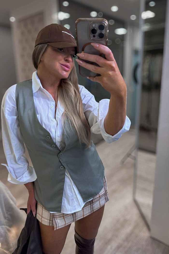 Colete em alfaiataria Flora