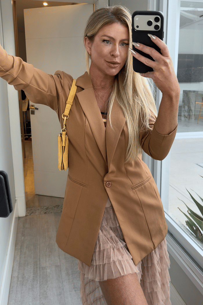 Blazer alfaiataria alongado Bruna