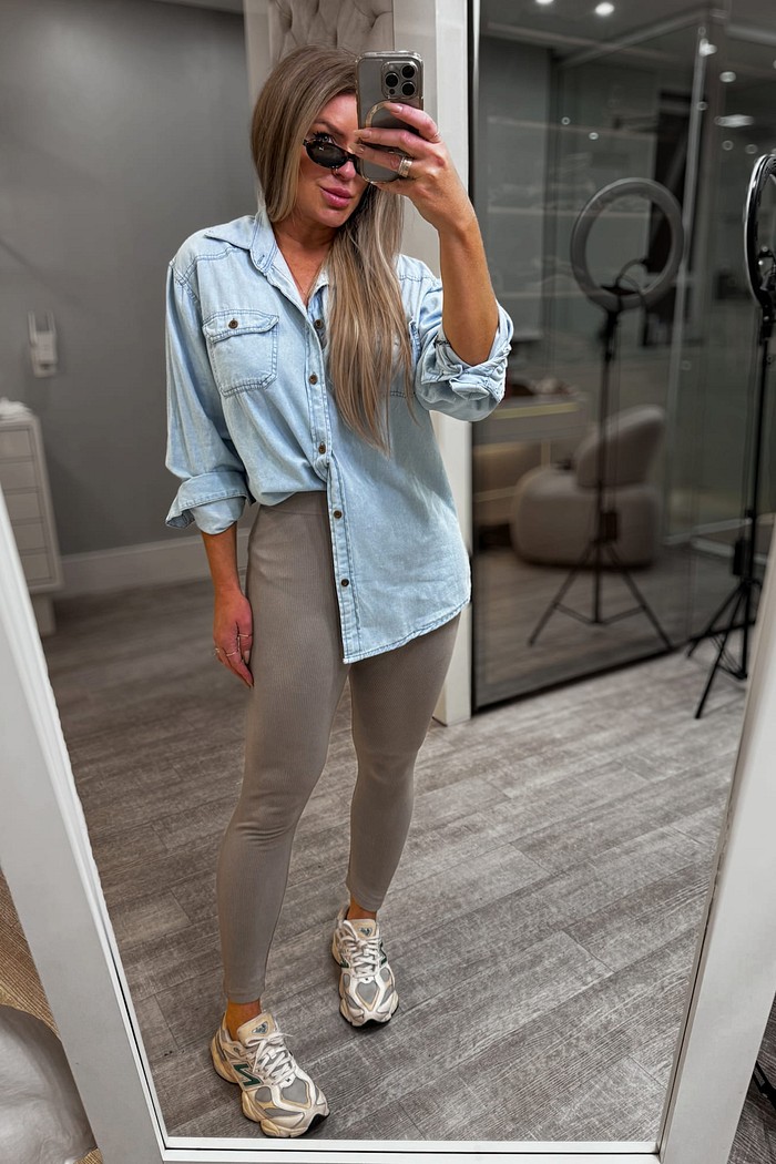 Camisa jeans alongada Dimitre