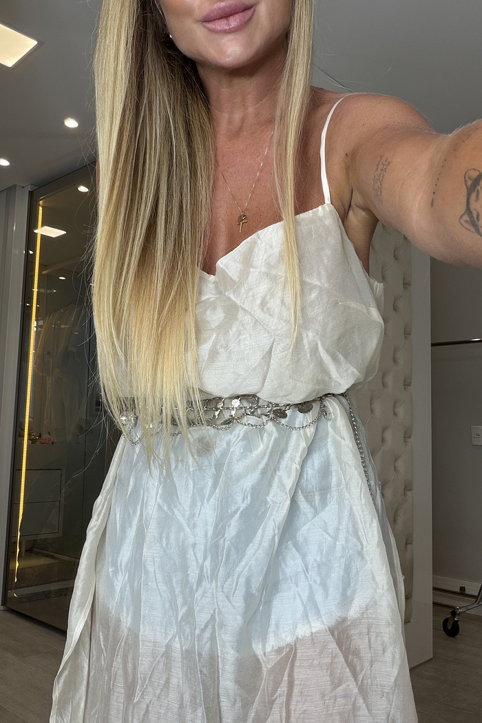 Blusa Kaftan em Crepe