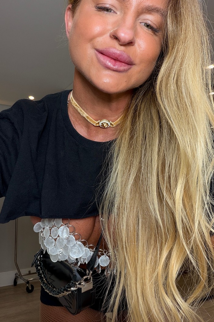 Colar Choker Veludo Pingente