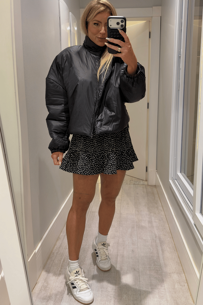 Jaqueta corta vento puffer Cleide