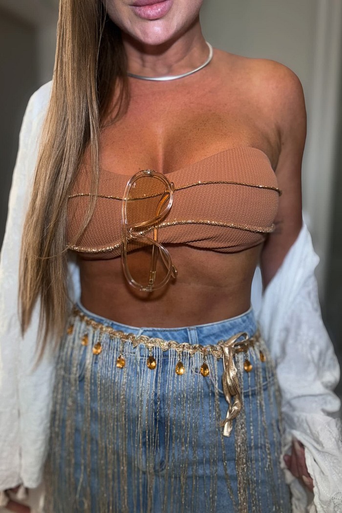 Conjunto top e saia Sereia