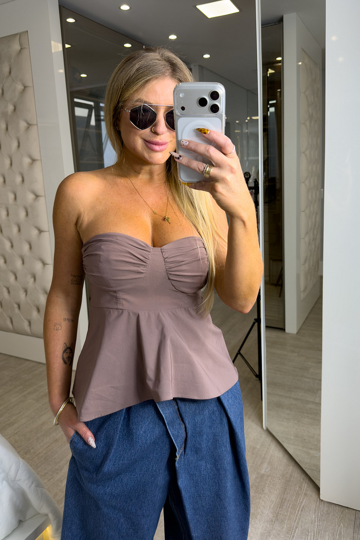 Blusa com amarração Bebel