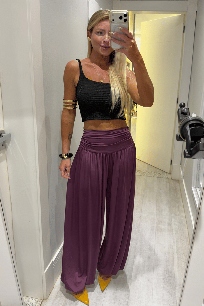 Top curto preto Jade