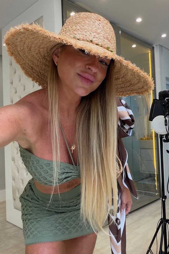 Chapéu em palha Pantaneiro