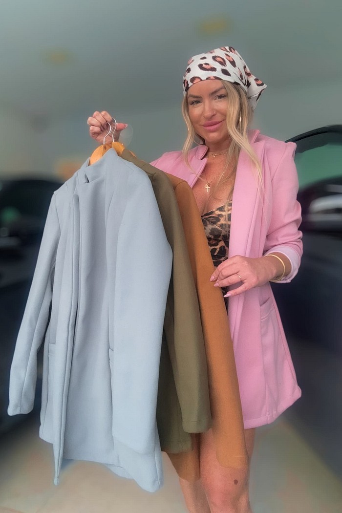 Casaco sobretudo alongado lã batida Zara