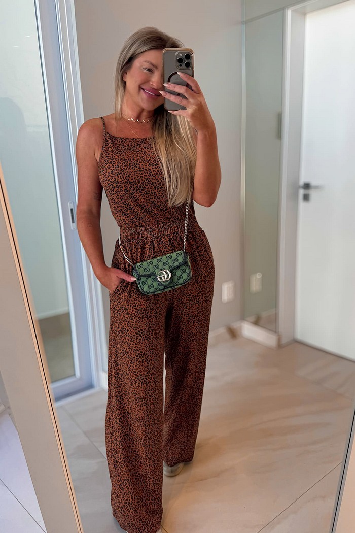 Calça pantalona Najila