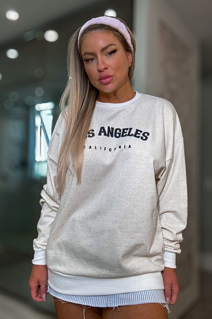 Casaco de moletom oversized Los Angeles