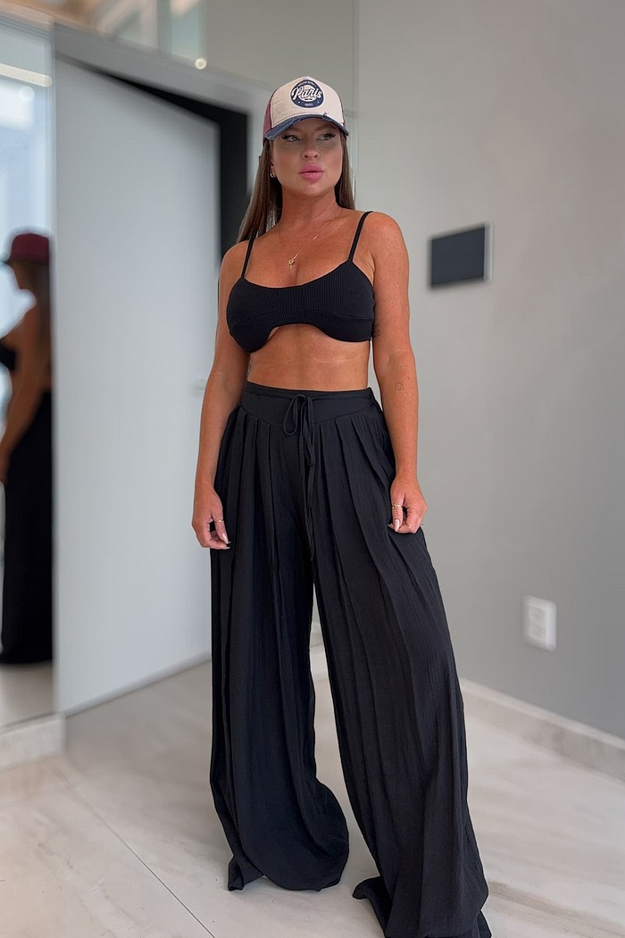 Calça pantalona Everly