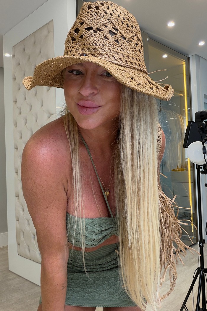 Chapéu em palha Boiadeira